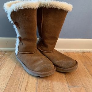 Women’s 8 Brown Fur Boots